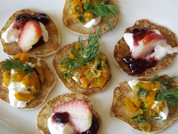 Mlyntsi with two toppings