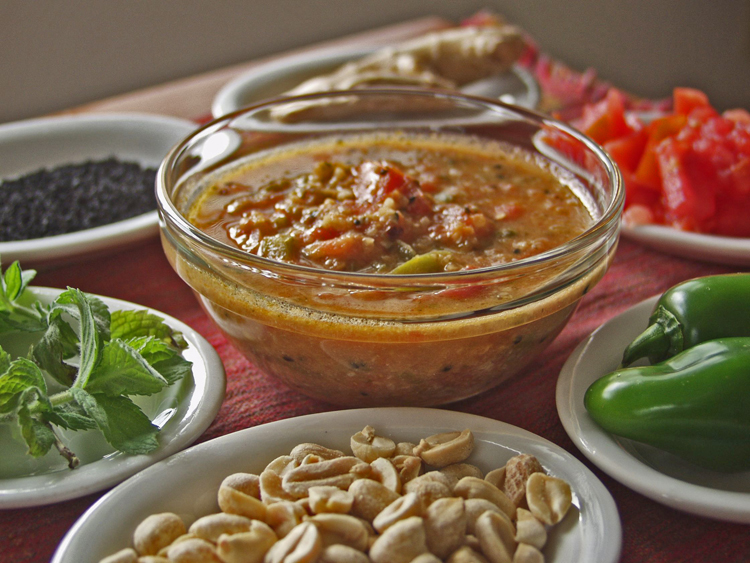 Sweet and Sour Tomato and Ginger Chutney